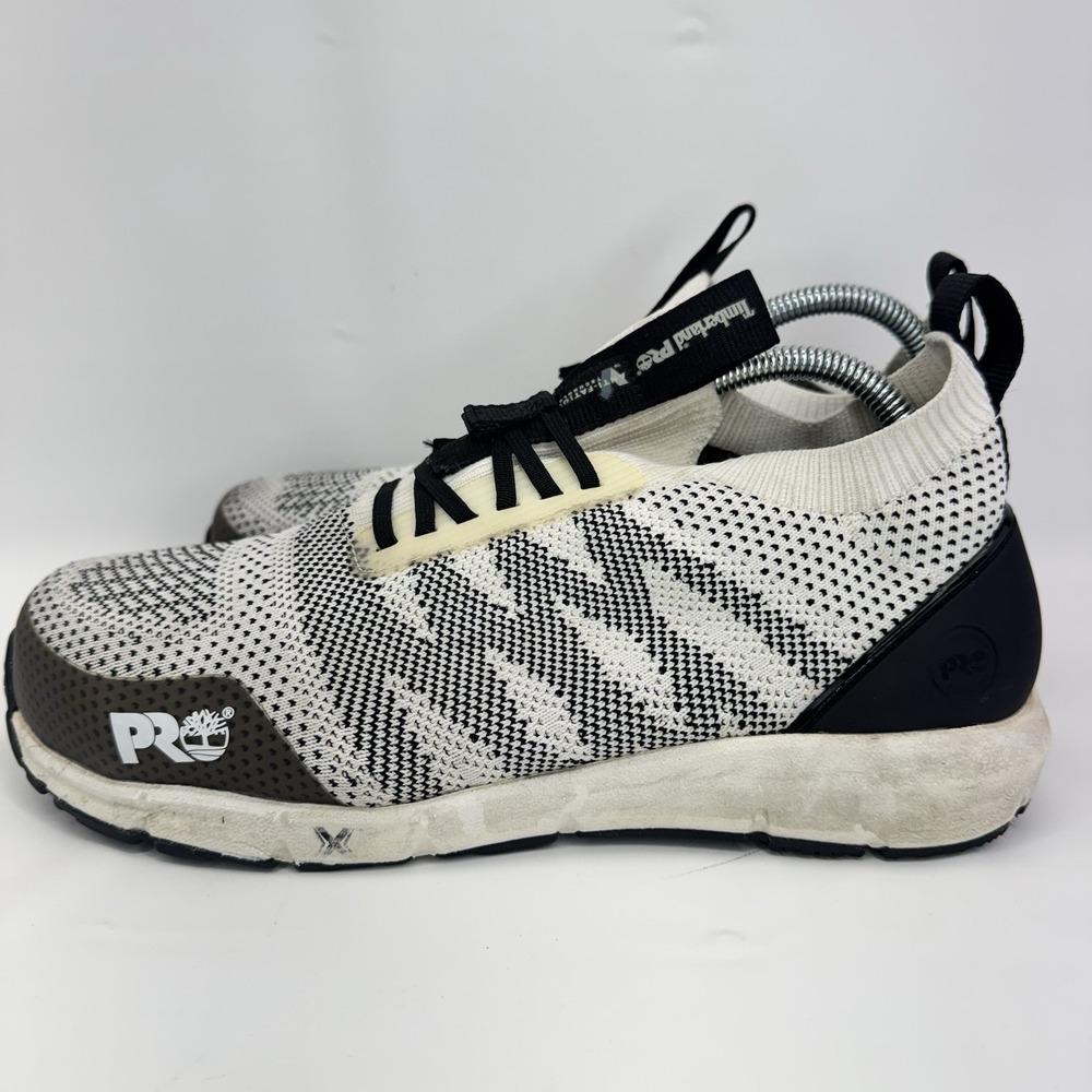 Timberland PRO Womens 8.5 Wide Gray Knit Work Sneakers ReBOTL Lightweight - Picture 5 of 11